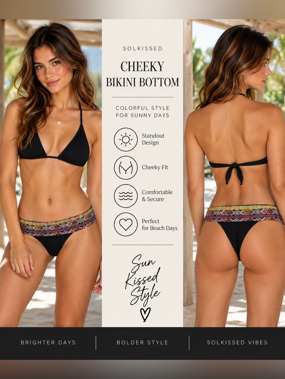Solkissed Cheeky Bikini Bottom